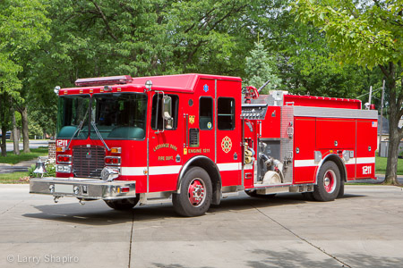 La Grange Park Fire Department apparatus Engine 1211 HME Smeal Larry Shapiro photographer shapirophotography.net